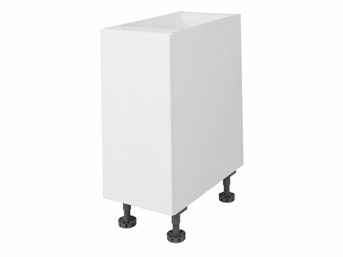 Kitchen Buddy 300mm, 400mm, 1 Door Base Cabinet, Door Closed White